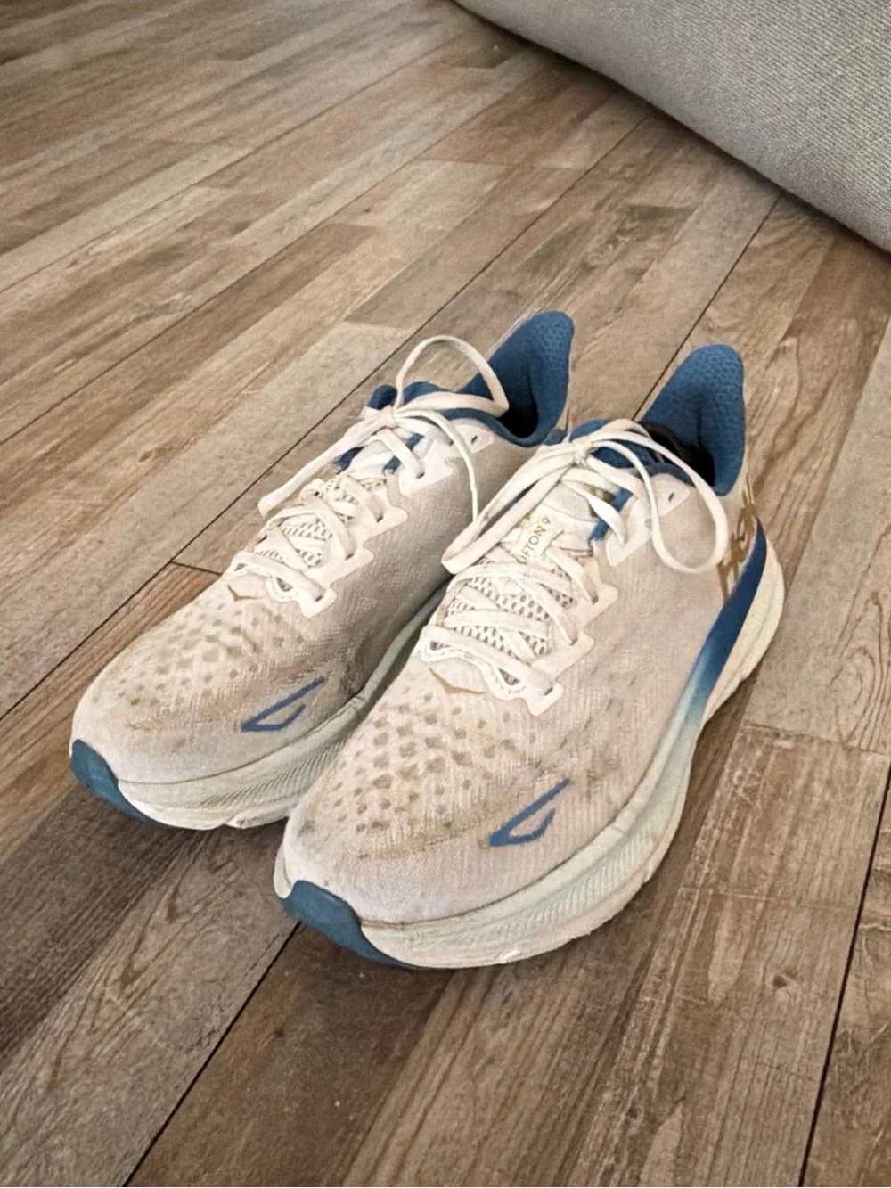 Hoka One One Clifton 9 Size 10.5 2E 1132210 FTG